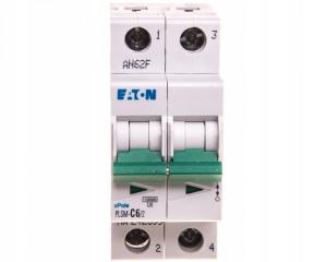 PLSM-C6/2-MW Wyłącznik nadprądowy 10kA, In=6A, char. C, 2-bieg. Seria PLSM