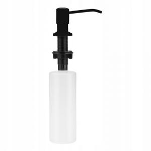 INVENA DOZOWNIK ISSA NA PŁYN DO MYCIA NACZYŃ LUB MYDŁO, KOLOR CZARNY