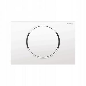GEBERIT Przycisk uruchamiający Sigma10 przedni biały-chrom bł-biały 48h