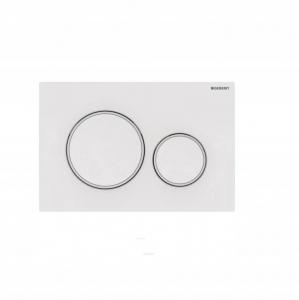 Przycisk uruchamiający GEBERIT Sigma20 okrągły przedni biały/biały mat/biał