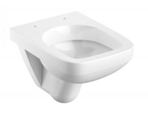 Miska wisząca WC Selnova Compact, lejowa, B36 cm, H34 cm, T48 cm, krótka, k