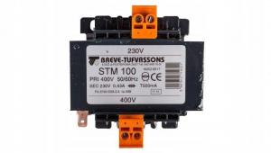 Transformator jednofazowy STM 100VA 400/230V IP00 separacyjny lub bezpiecze