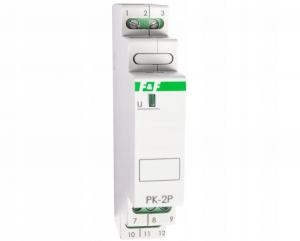 F&F Przekaźnik elektromagnetyczny PK-2P 24V AC/DC, styk: 2P I=2x8A, 1 moduł