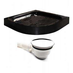 Brodzik kompozyt STONEX półokrągły ROCA TERRAN 900/10900/1028/10cm biały