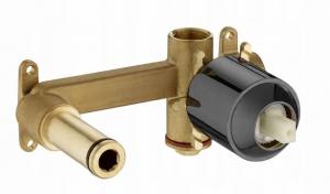 Moduł podtynkowy do baterii umywalkowej 2-otw. Czarny ROCA