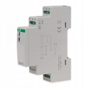 F&F Przekaźnik bistabilny 24V, montaż na szynie DIN BIS-411-24V