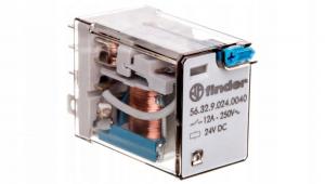FINDER 56.32.9.024.0040 Przekaźnik 2P 12A 24V DC