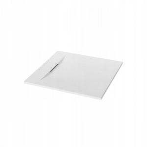 BRODZIK PRYSZNICOWY KWADRATOWY ALVERO INVENA TREND, 90X90 CM BIAŁY