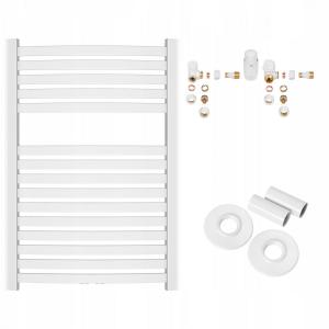 INVENA GRZEJNIK ŁAZ. 540X800 + KPL. OSIOWY + MASKOWNICA POJ. - BIAŁY