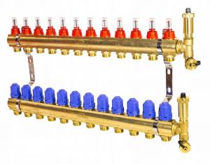 ROZDZIELACZ MOSIĘŻNY OGRZEWANIA PODŁOGOWEGO PLUS 13-OBIEGOWY INVENA