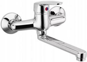 FERRO Bateria umywalkowa Smile ścienna chrom 48h