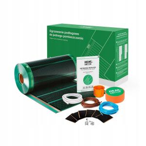 Zestaw folii grzewczej HD-G 140 W/m2 szer 50 cm bez termost konektor BX 3m2