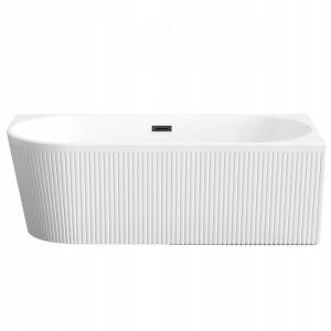 INVENA WANNA WOLNOST.PRZYŚC.RYFLOWANA 170 GLAMOUR TREND PRAWA SYF.CZAR