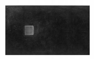 Brodzik prysznicowy kompozyt STONEX prostokąt 90x100x2.6 cm TERRAN syfon
