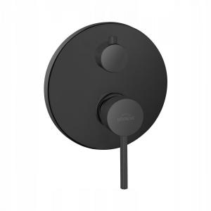 Bateria natryskowa INVENA DAFNI CZARNA 2-funkcyjna 48h