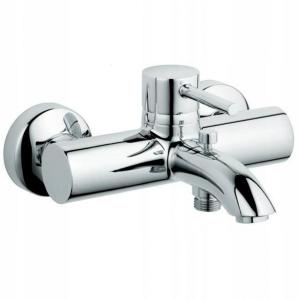 Bateria wannowo-natryskowa naścienna KLUDI BOZZ 1-uchwytowa 2-otw chrom