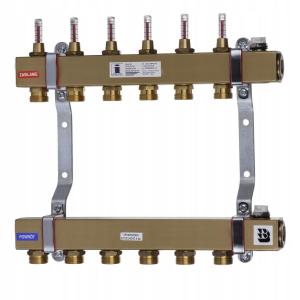 Rozdzielacz Gorgiel 6-obw z przepływomierzem 48h