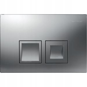 Przycisk uruchamiający GEBERIT Delta25 ex Delta35 prostokątny przedni chrom