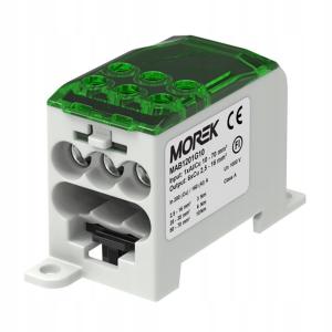 Blok dystrybucyjny rozdzielczy OJL200A zielony we. 1xAl/Cu70 wyj. 6xCu 16mm