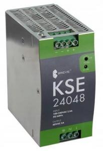 Zasilacz impulsowy KSE 24048M 230/ 48VDC 5A 240W na szynę DIN, Uzas: 96-264