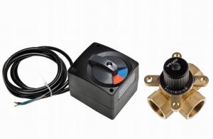 V-MIX ST 10/230 Zestaw: siłownik + zawór mieszający 3-drogowy