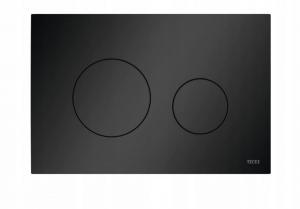 Przycisk spłukujący TECE loop podwójny do WC z tworz sztucz czarny mat