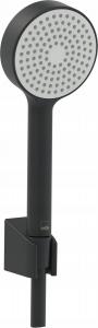 Zestaw prysznicowy Apollo,, punktowy - 1 rodzaj strumienia, czarny matowy
