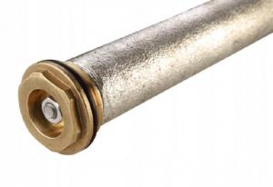 Anoda magnezowa 38x600 z korkiem 5/4 mosiężnym