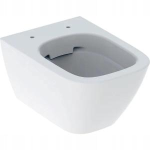 Miska wisząca WC Smyle Square lejowa, B35 cm, H33 cm, T49 cm, krótka, Rimfr