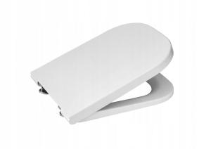 Deska WC GAP SQUARE Wolnoopadająca Duroplast Biały ROCA[7]