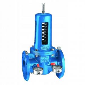 CALEFFI Regulator ciśnienia. Wykonany z żeliwa. Przyłącza kołnierzowe DN 65