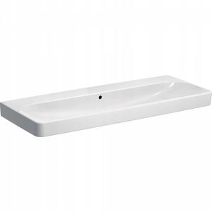 Umywalka Smyle Square B90 cm, H16.5 cm, T48 cm, z przelewem, bez otworu na