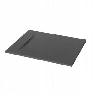 BRODZIK PRYSZNICOWY PROSTOKĄTNY ALVERO INVENA TREND, 90X100 CM CZARNY