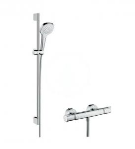 Zestaw prysznicowy HANSGROHE Croma Select E Vario/Ecostat Combi biały/chrom
