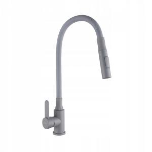 INVENA BATERIA ZLEWOZMYWAKOWA DALIS Z RUCHOMĄ 2F WYLEWKĄ, SZARA