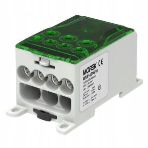 Blok dystrybucyjny rozdzielczy OJL400A zielony we. 1xAl/Cu240 wyj. 4x35/3x5