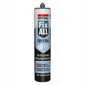SOUDAL Fix all crystal 290ml bezbarwny klej-uszczelniacz hybrydowy