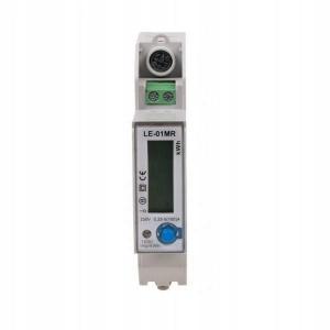 Licznik energii elektrycznej - jednofazowy, RS-485, LCD, 100A, rejestracja