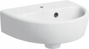 Umywalka kompaktowa Selnova B36 cm, H15 cm, T29 cm, z przelewem, z otworem