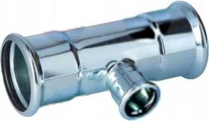 KAN-therm Trójnik redukcyjny Steel - 66.7/35/66.7