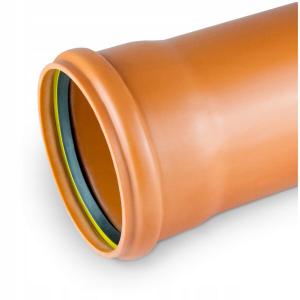 Rura kanalizacyjna zewnętrzna PP 110x3.8x3000 SN8 lita, z uszczelką K-U21 t