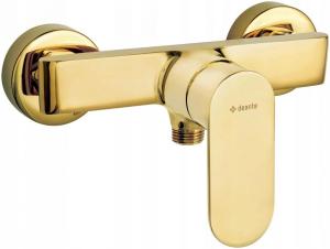 DEANTE Bateria prysznicowa ścienna Alpinia, złoty, piasek