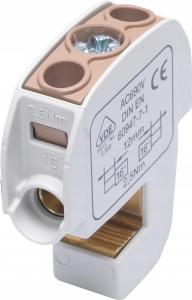 SIMET SBB 16 Zacisk izolowany szynowy 86105 brązowy SIMBLOCK