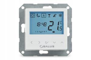 Regulator temp przewodowy SALUS BTRP230-9010 programowalny podtynk biały