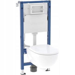 GEBERIT Zestaw stelażowy Duofix Basic Selnova Premium (kryte mocowania)