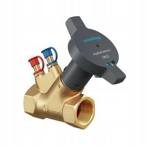 Hydrocontrol V DN32 GW Rp 1 1/4, PN25, zawór równoważący, 2x Hydroport, kvs