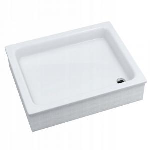 SCHEDPOL Brodzik akrylowy Grawello z podbudową Stabilsound Plus 80x100x26cm