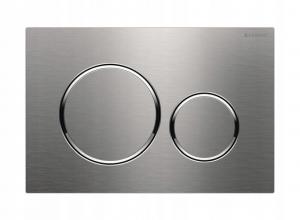 GEBERIT Przycisk spłukujący Sigma20, przedni, stal nierdzewna