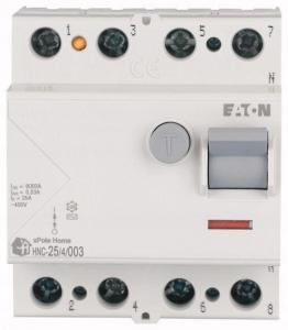 EATON Wyłącznik różnicowoprądowy 6kA typ AC HNC-25/4/003