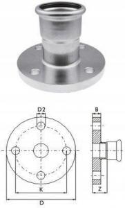 KAN-therm Kołnierz PN16 Inox - 42 DN40